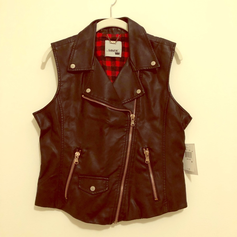 NOT FOR SALE - Levi’s Vegan Leather Moto Vest